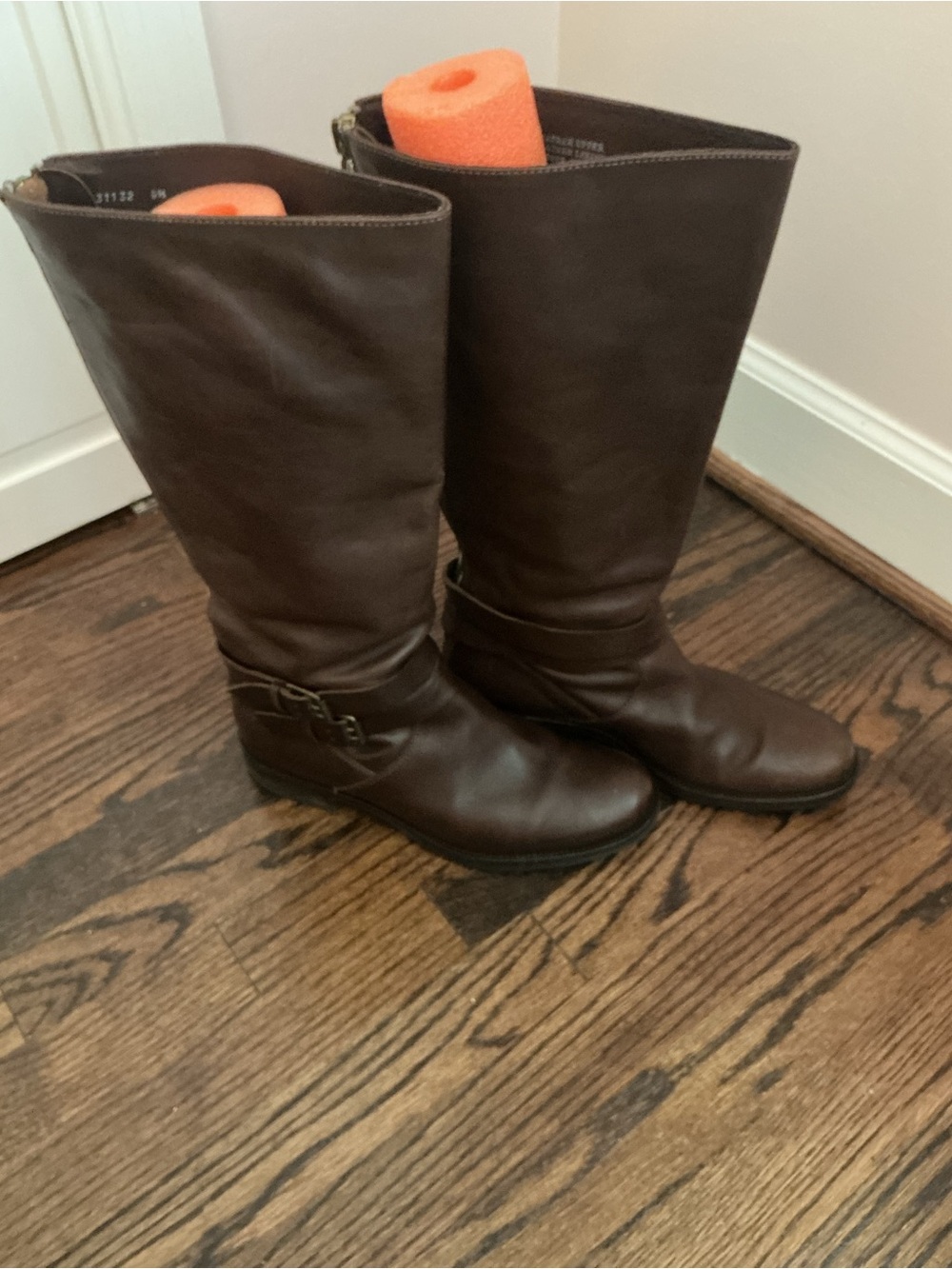 J. Crew Brown Leather Knee-High Riding Boots